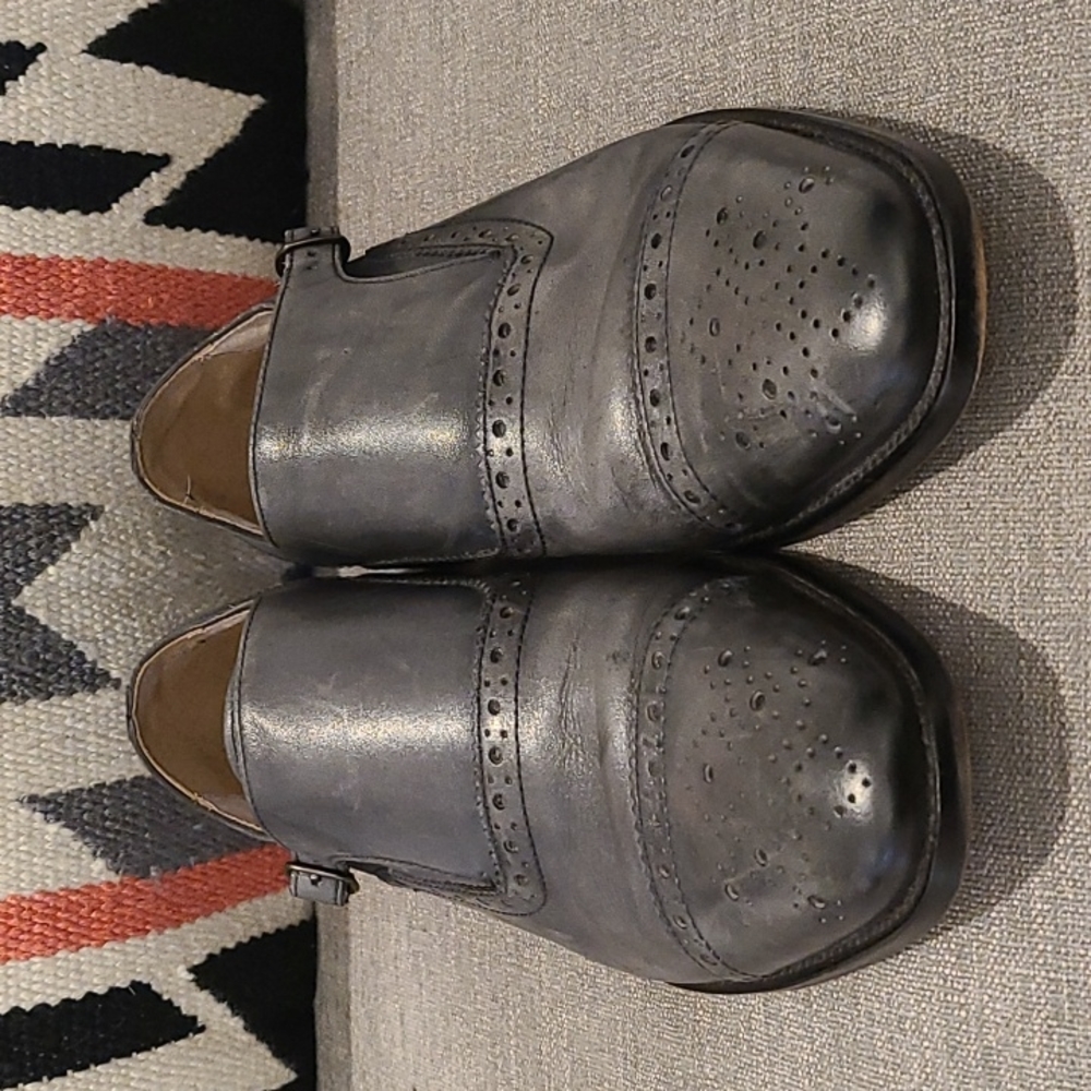 Banana Republic Italian Leather Single Monk Strap Men's 7